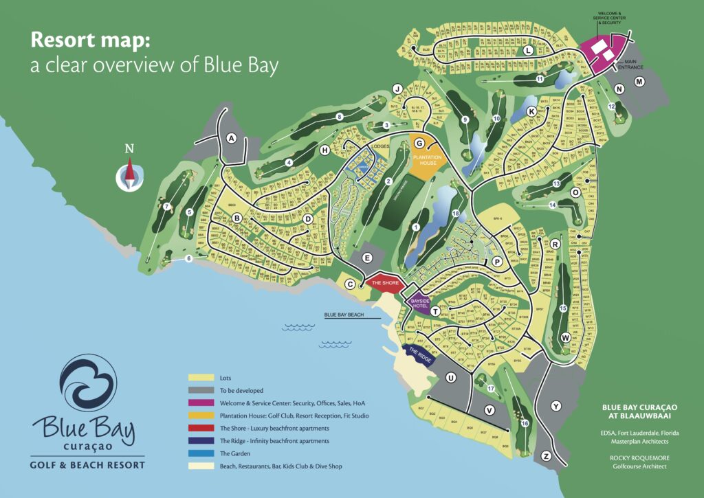 Blue Bay Beach Villas map